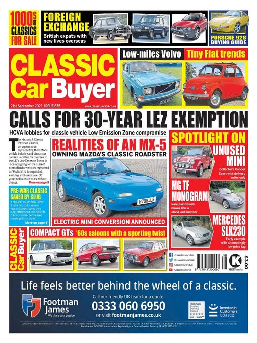 Kelsey Publishing Ltd作のClassic Car Buyerの作品詳細 - 貸出可能